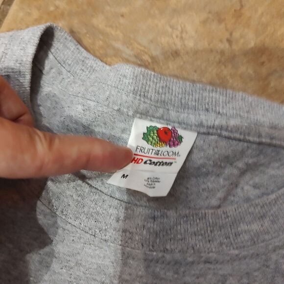 Rare Fruit of the Loom Tupac Shakur Graphic T-Shirt Men's Size Medium Gray - Picture 3 of 6